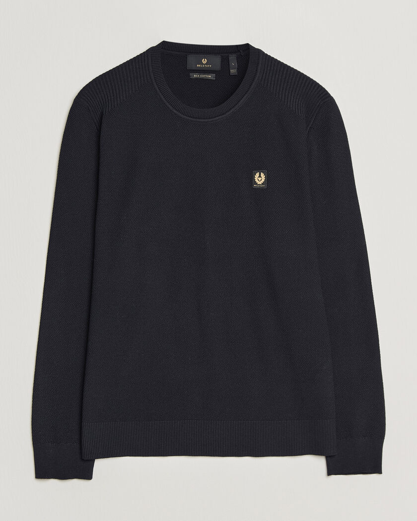 Belstaff Coast Knitted Crew Neck Dark Ink – Blauw