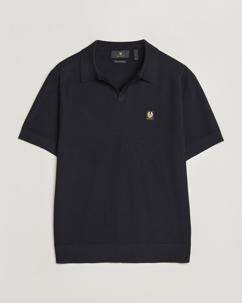 Belstaff Coast Knitted Polo Dark Ink – Blauw