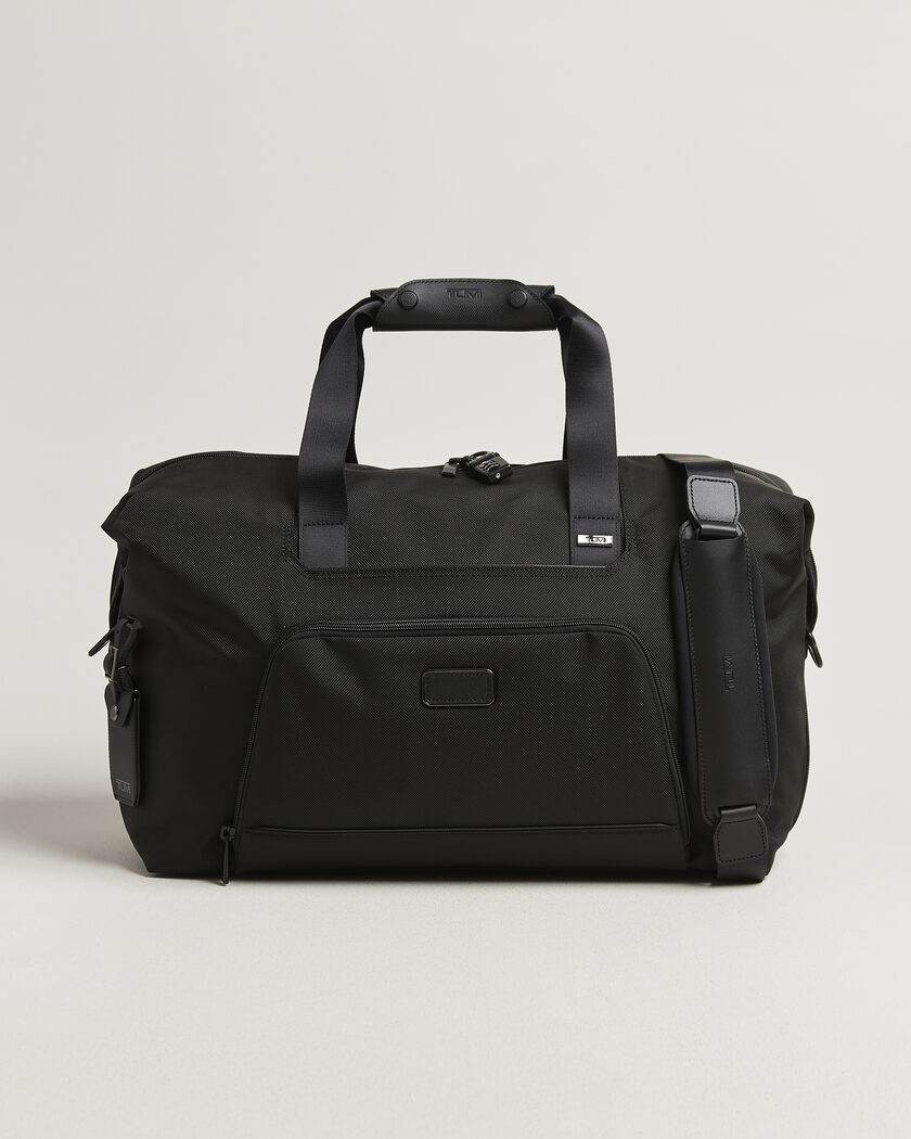 TUMI Alpha 4 Double Expansion Duffle Bag Black – Zwart
