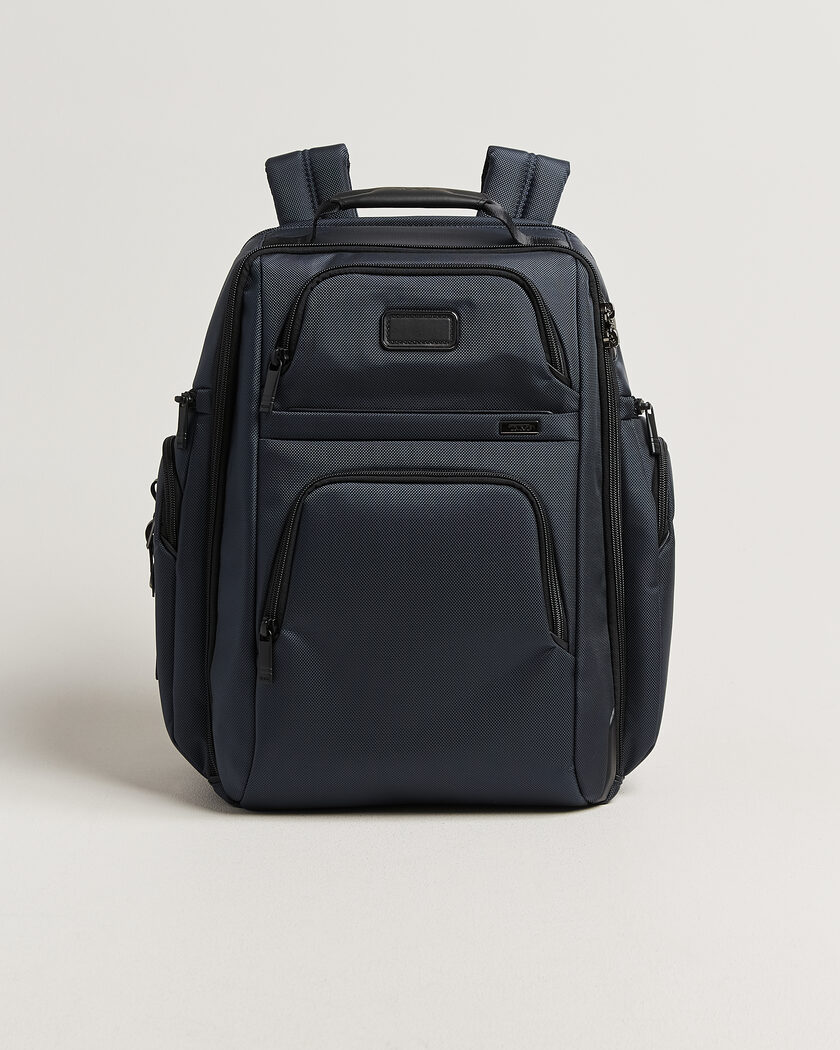 TUMI Alpha 4 Brief Backpack Navy – Blauw