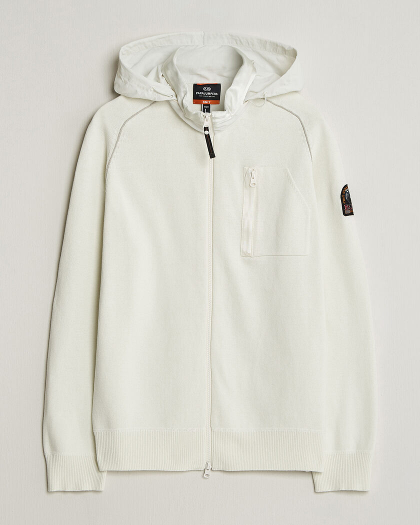 Parajumpers Bargany Rescue Knitted Hybrid Jacket Star White – Wit
