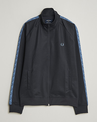 Fred Perry Taped Track Jacket Navy – Blauw