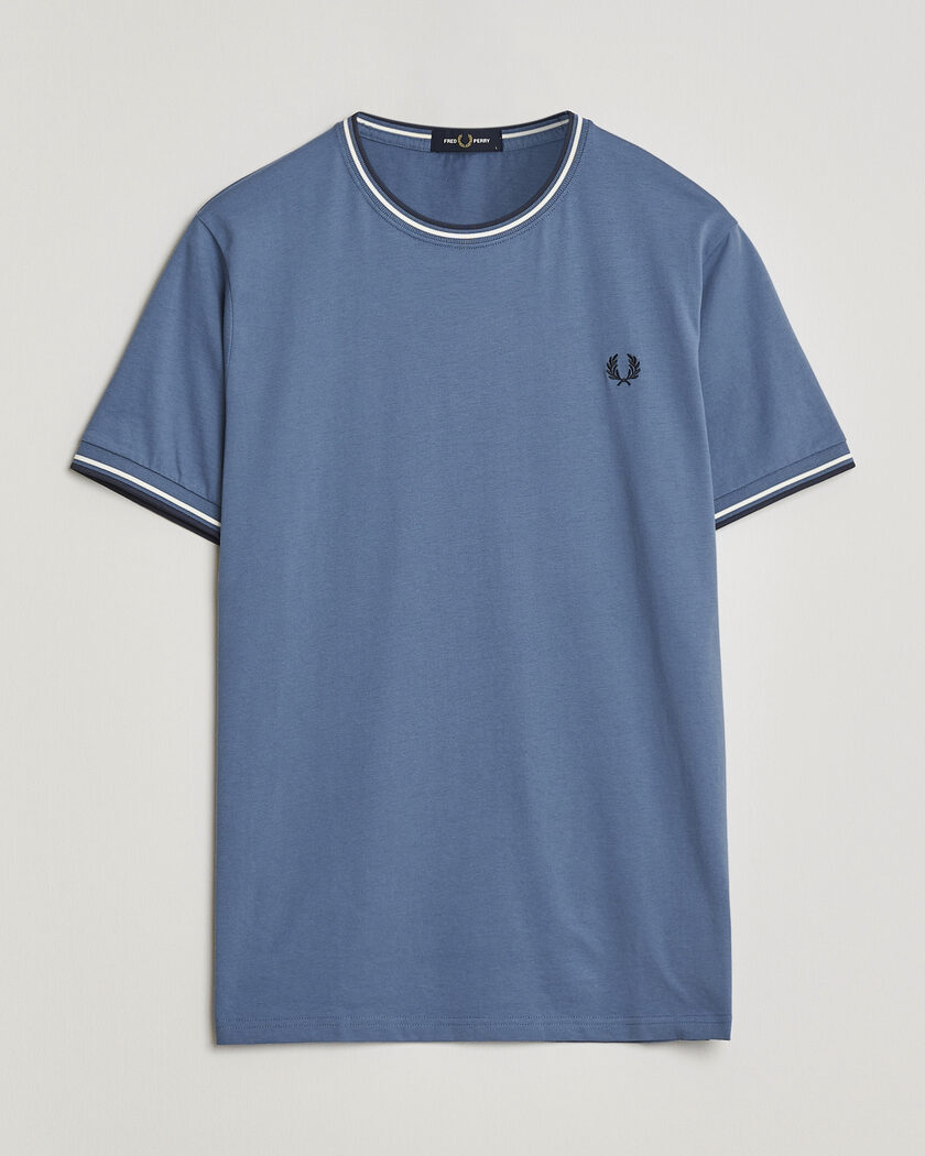 Fred Perry Twin Tipped T-Shirt Ace Blue – Blauw