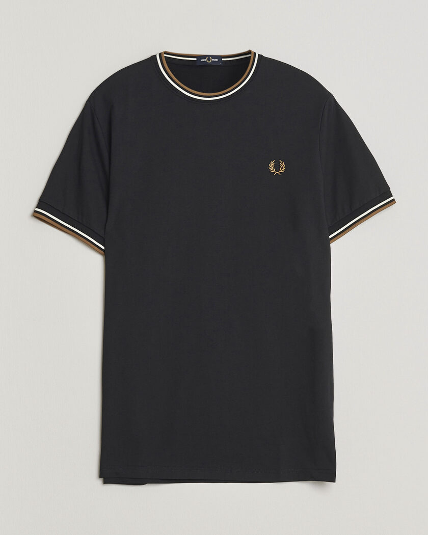 Fred Perry Twin Tipped T-Shirt Black – Zwart