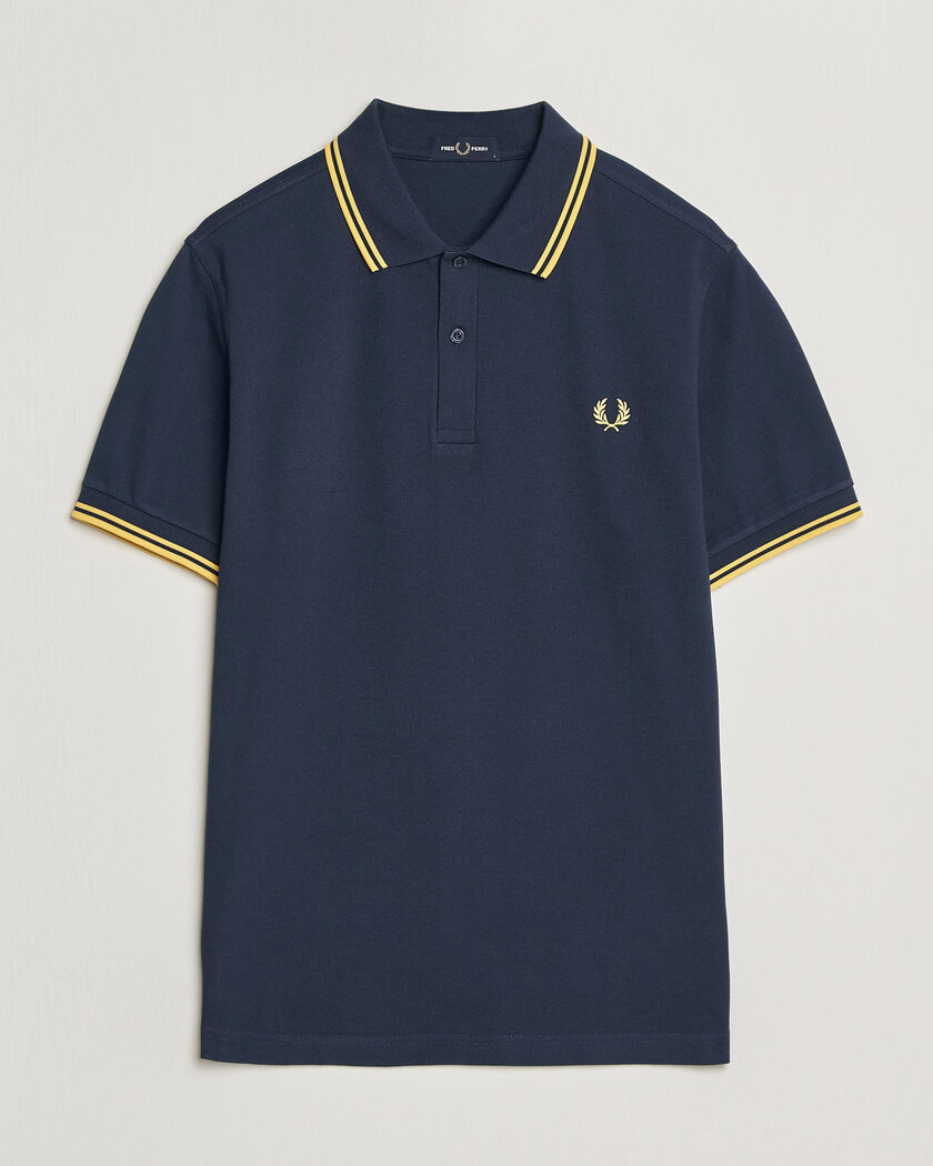 Fred Perry Twin Tipped Polo Shirt Tennis Blue – Blauw