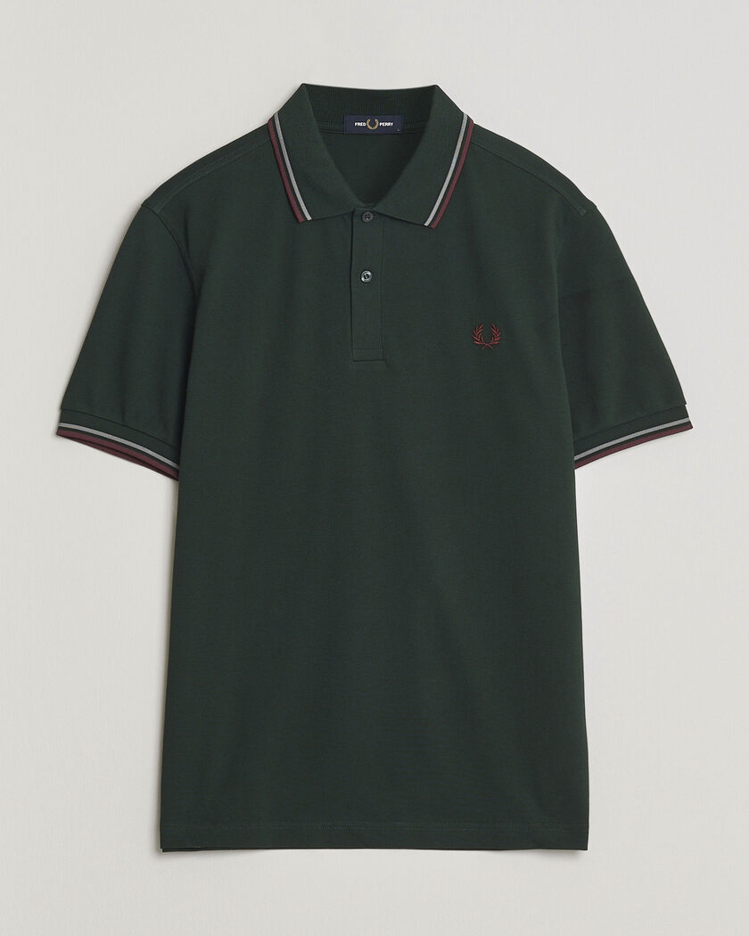 Fred Perry Twin Tipped Polo Shirt Grassroots Green – Groen