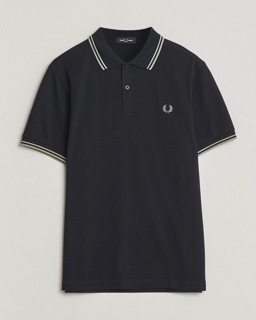 Fred Perry Twin Tipped Polo Shirt Navy – Blauw