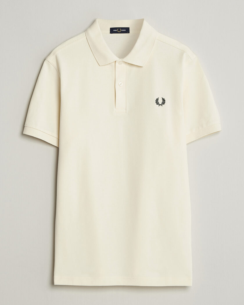 Fred Perry Plain Polo Ecru – Wit