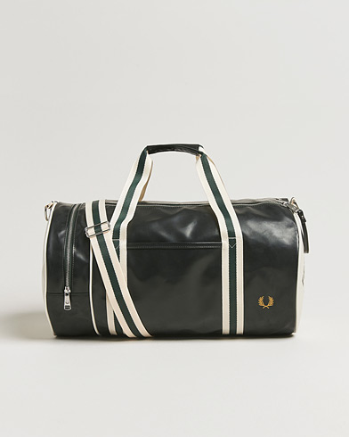 Fred Perry Classic Barrel Bag Grassroots Green/Ecru – Groen