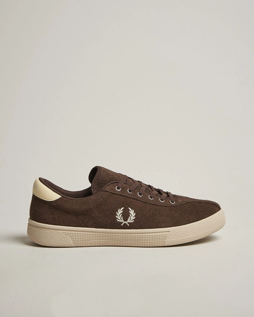 Fred Perry Tennis Suede Sneaker Burnt Tobacco – Bruin