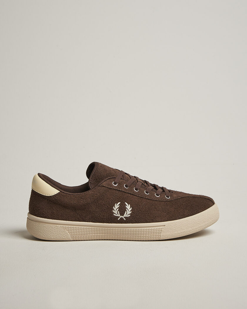 Fred Perry Tennis Suede Sneaker Burnt Tobacco – Bruin