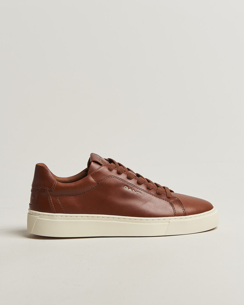 GANT Mc Julien Leather Sneaker Dark Tan – Bruin