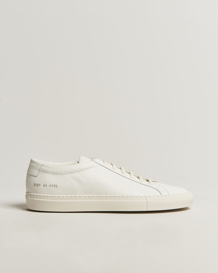 Common Projects Original Achilles Grained Leather Sneaker Off White – Wit