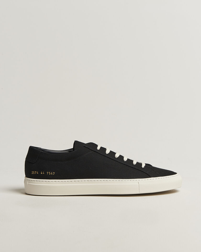 Common Projects Original Achilles Canvas Sneaker Black – Zwart