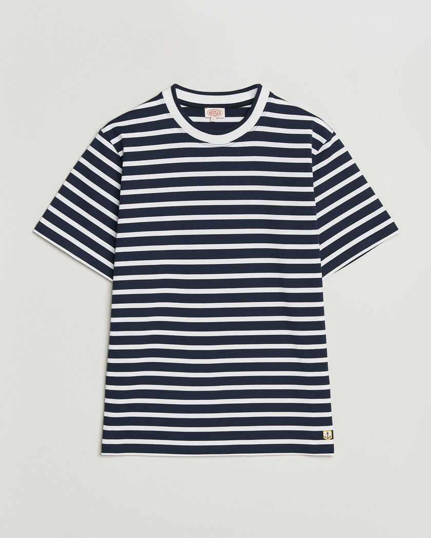 Armor-lux Heritage Callac Stripe T-Shirt Marine/Blanc – Blauw