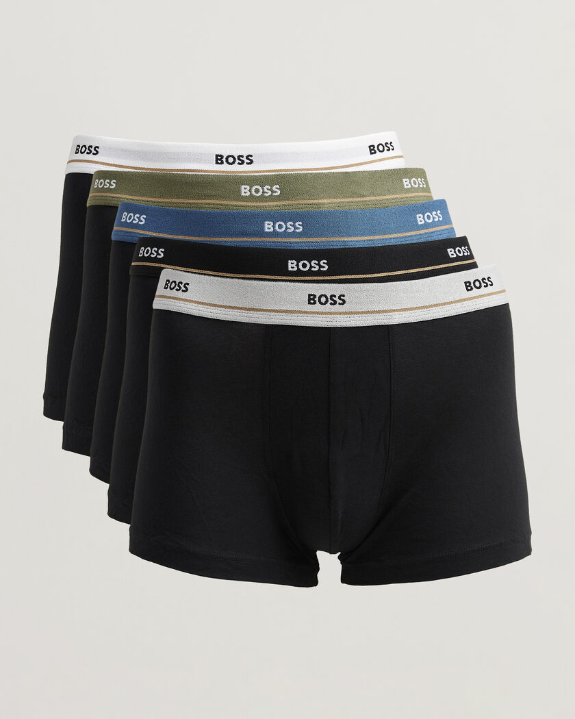 BOSS BLACK 5-Pack Trunk Black – Zwart