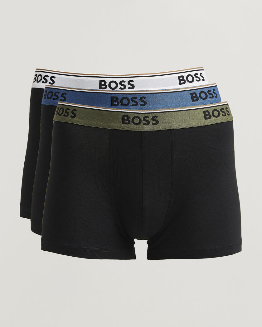 BOSS BLACK 3-Pack Trunk Black – Zwart