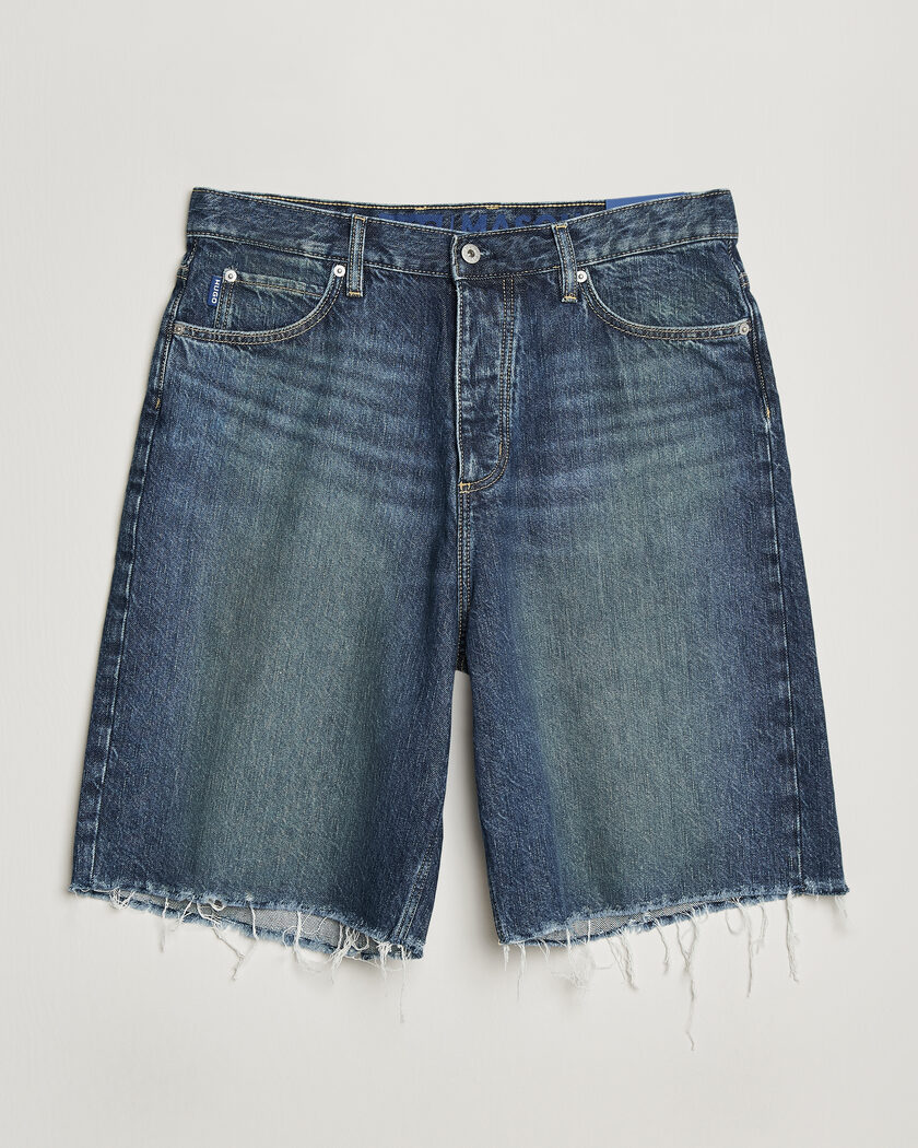HUGO Mason Denim Shorts Medium Blue – Blauw