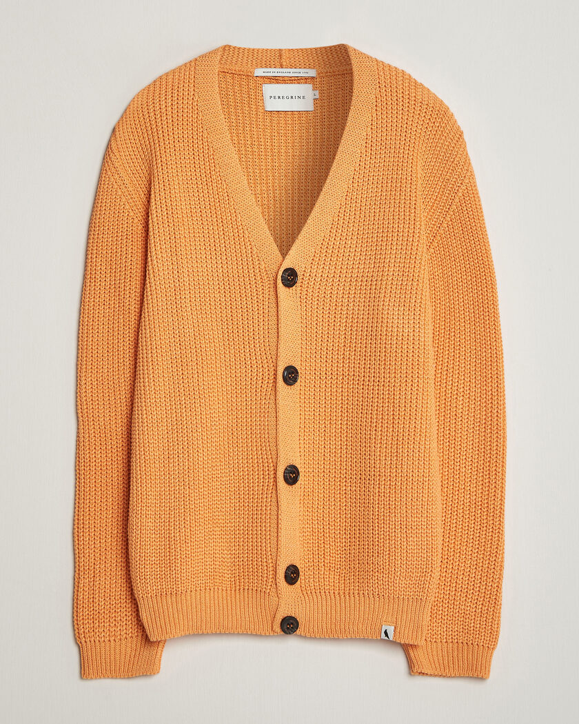 Peregrine River Cotton Cardigan Apricot – Oranje