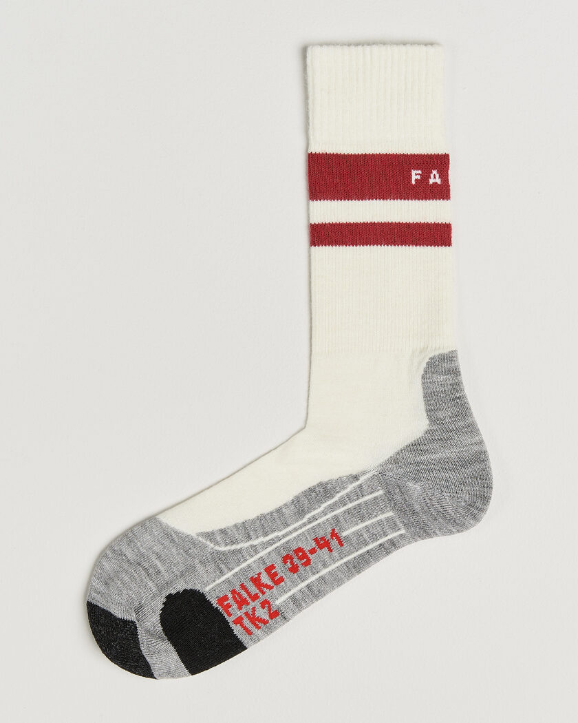 Falke Sport TK2 Explore Trekking Socks White/Red – Meerkleurig