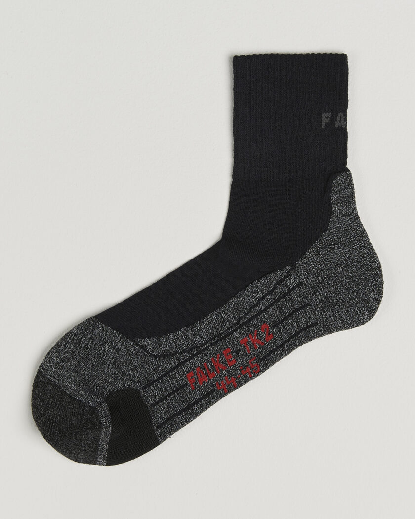 Falke Sport TK2 Explore Short Trekking Socks Black Mix – Zwart