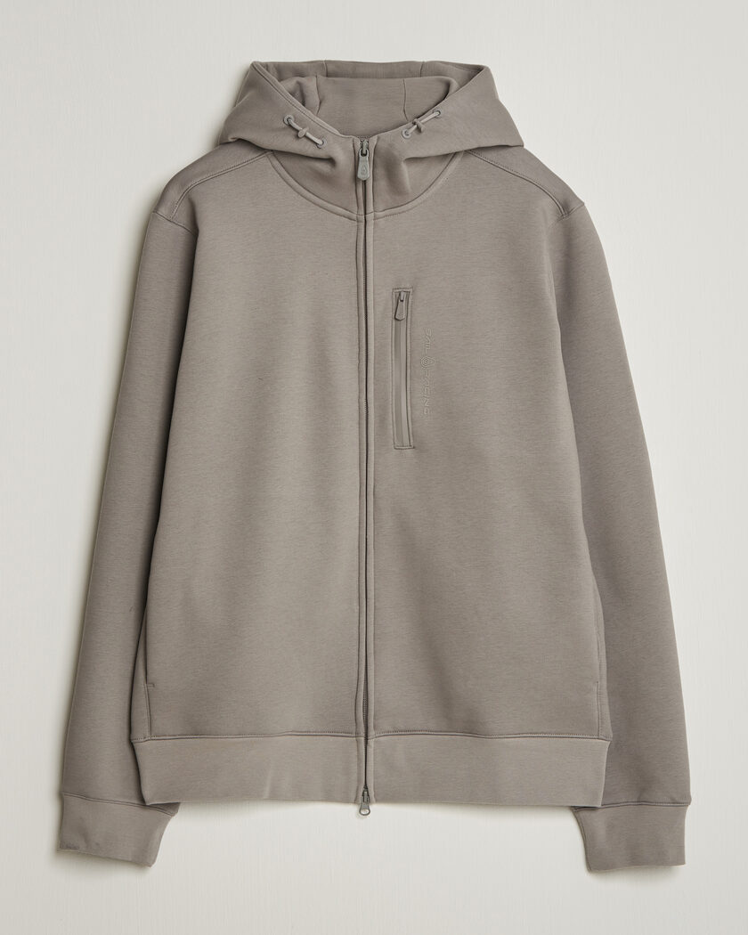 Sail Racing Bowman Monochrome Full Zip Hoodie Oyster – Grijs