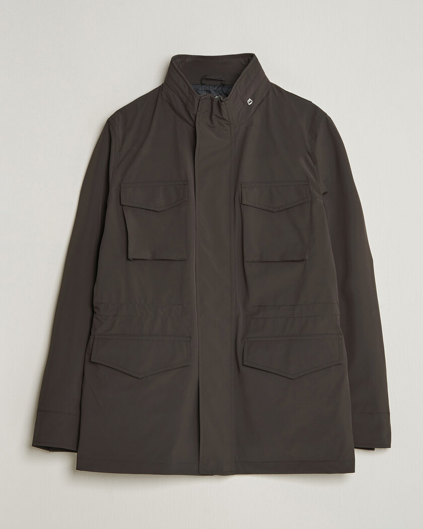 Oscar Jacobson M65 Nylon Field Jacket Brown – Bruin