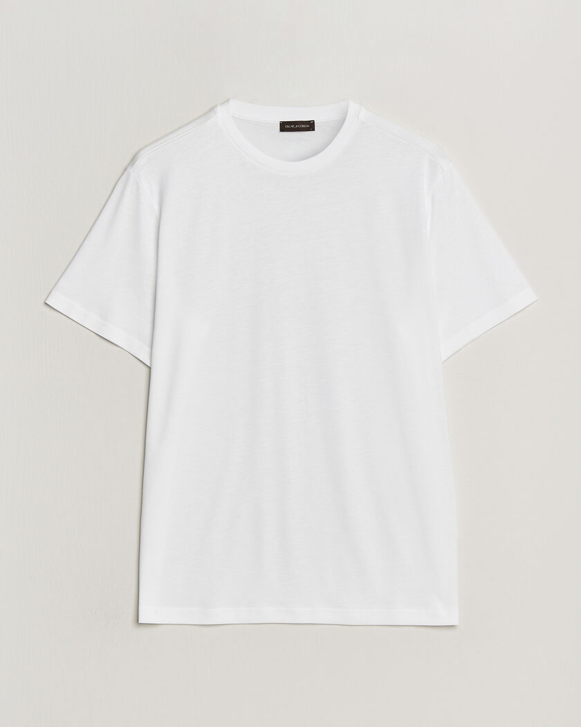 Oscar Jacobson Kim Lyocel/Cotton T-Shirt White – Wit