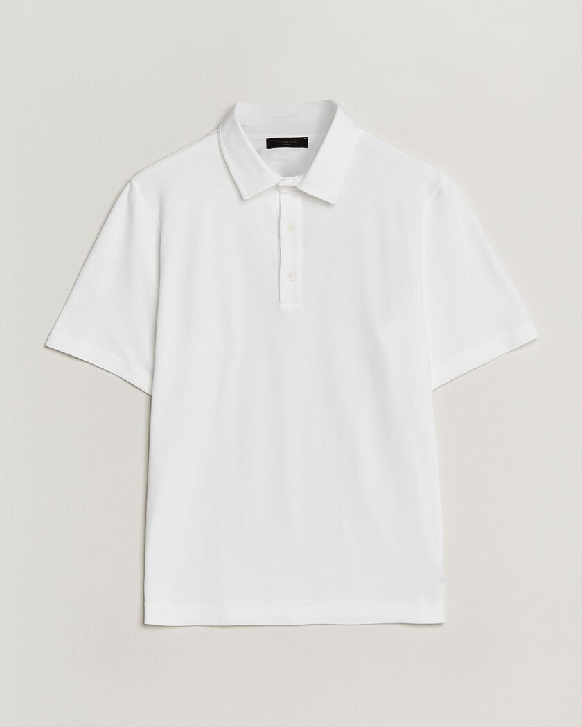 Zanone Soft Cotton Piquet Polo White – Wit