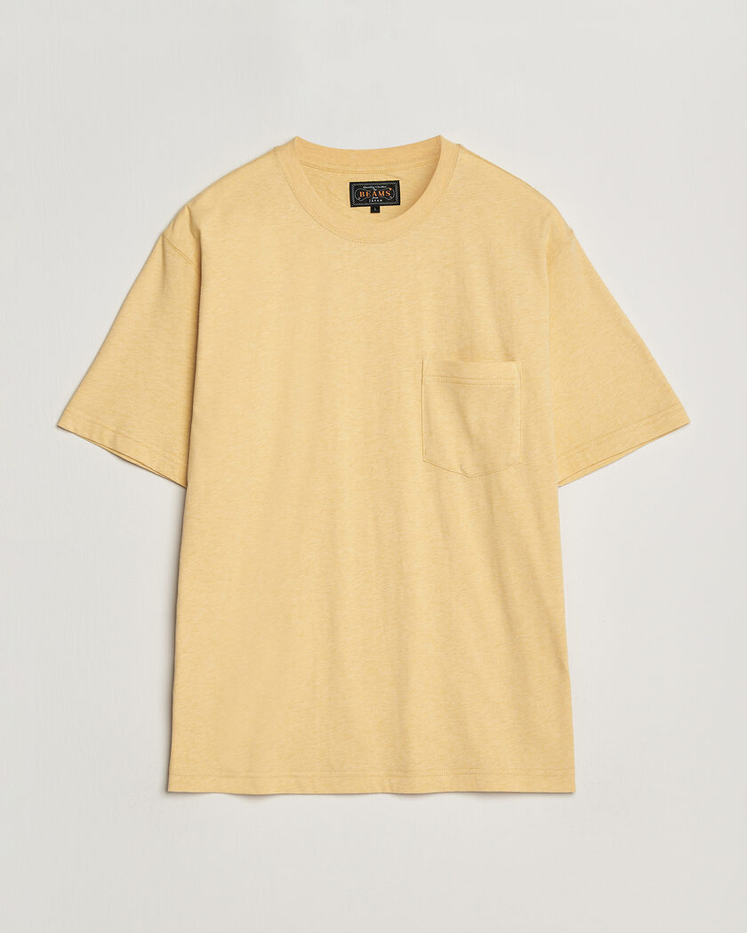 BEAMS PLUS Pocket Tee Yellow – Geel