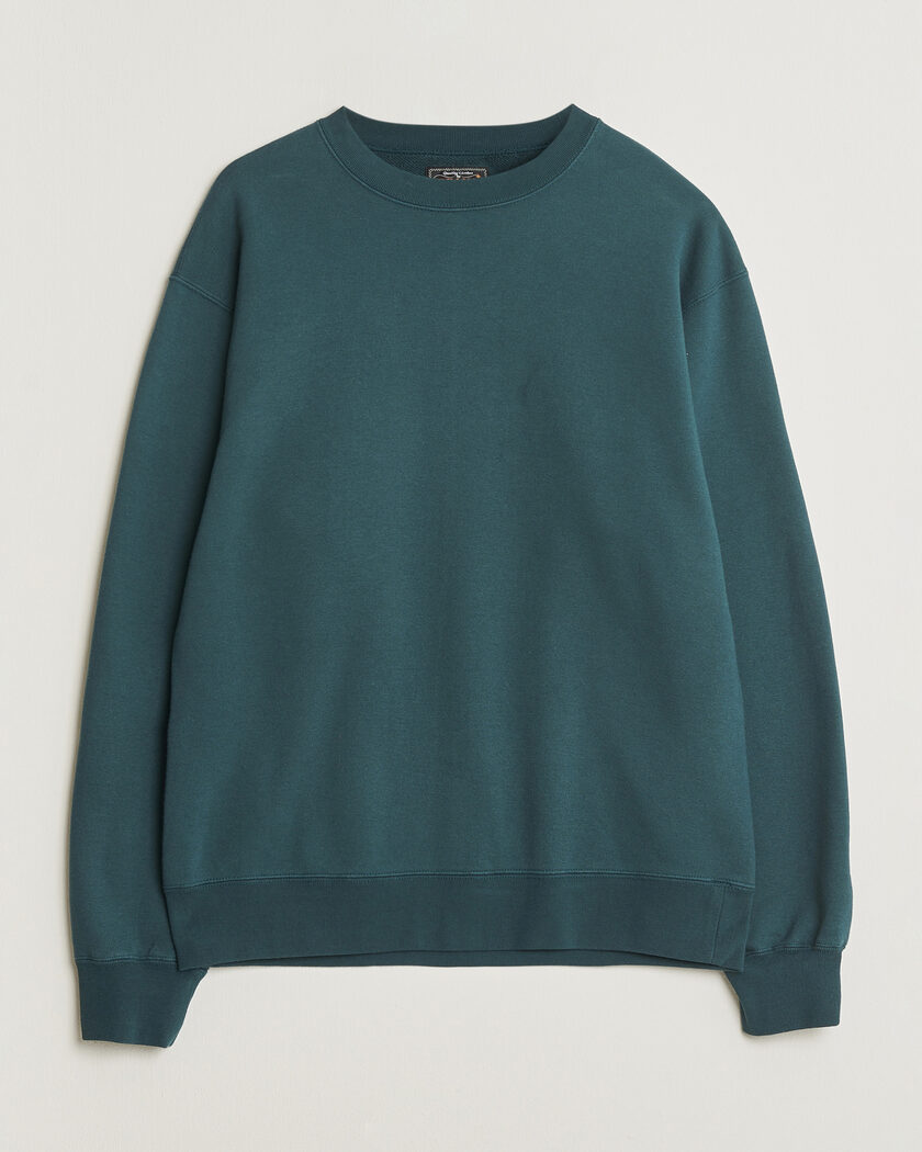 BEAMS PLUS Crew Sweat Dark Green – Groen