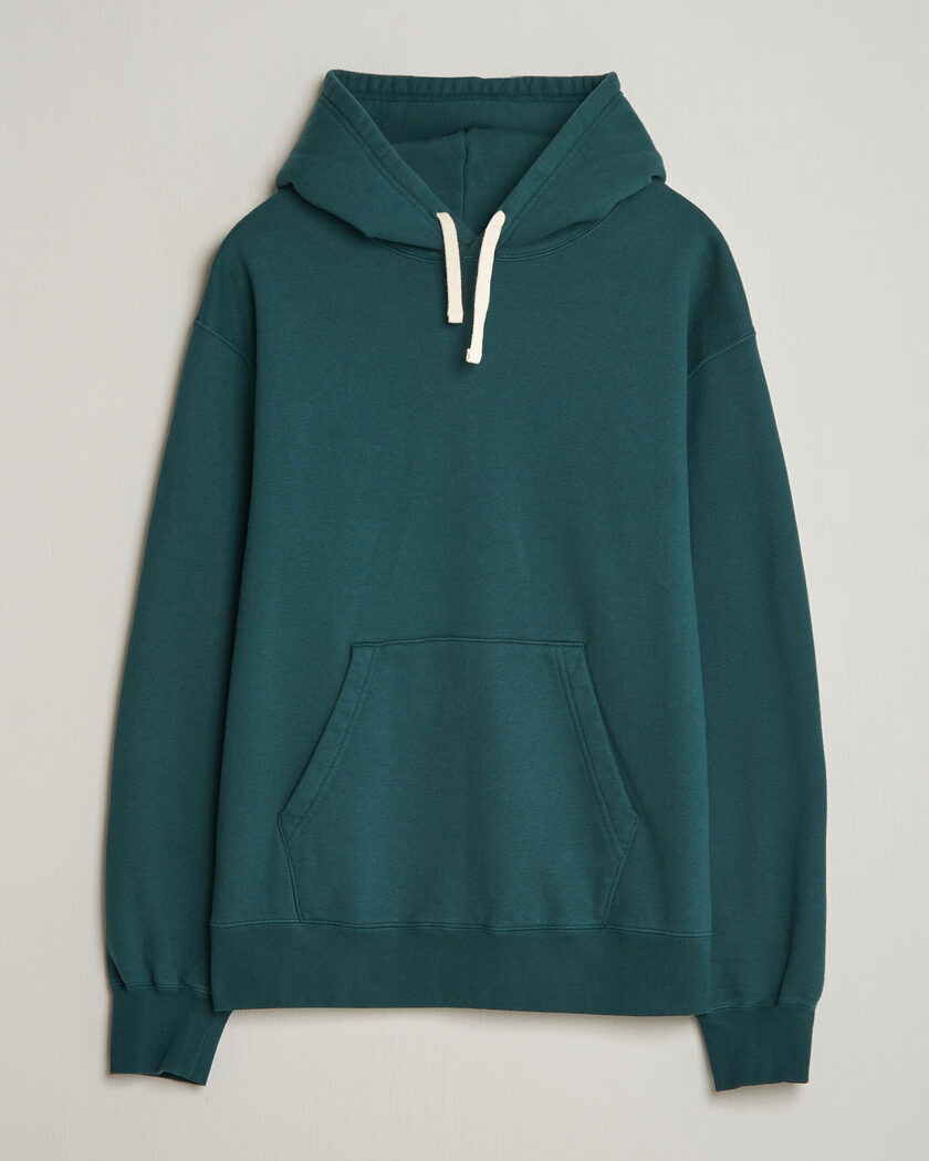 BEAMS PLUS Hooded Sweat Pullover Dark Green – Groen