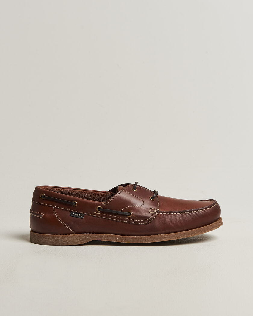 Loake 1880 Padstow Leather Boat Shoe Brown – Bruin