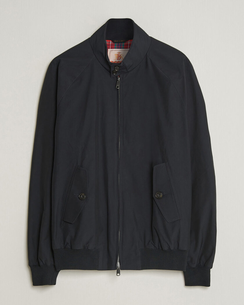Baracuta G9 Original Harrington Jacket Dark Navy – Blauw