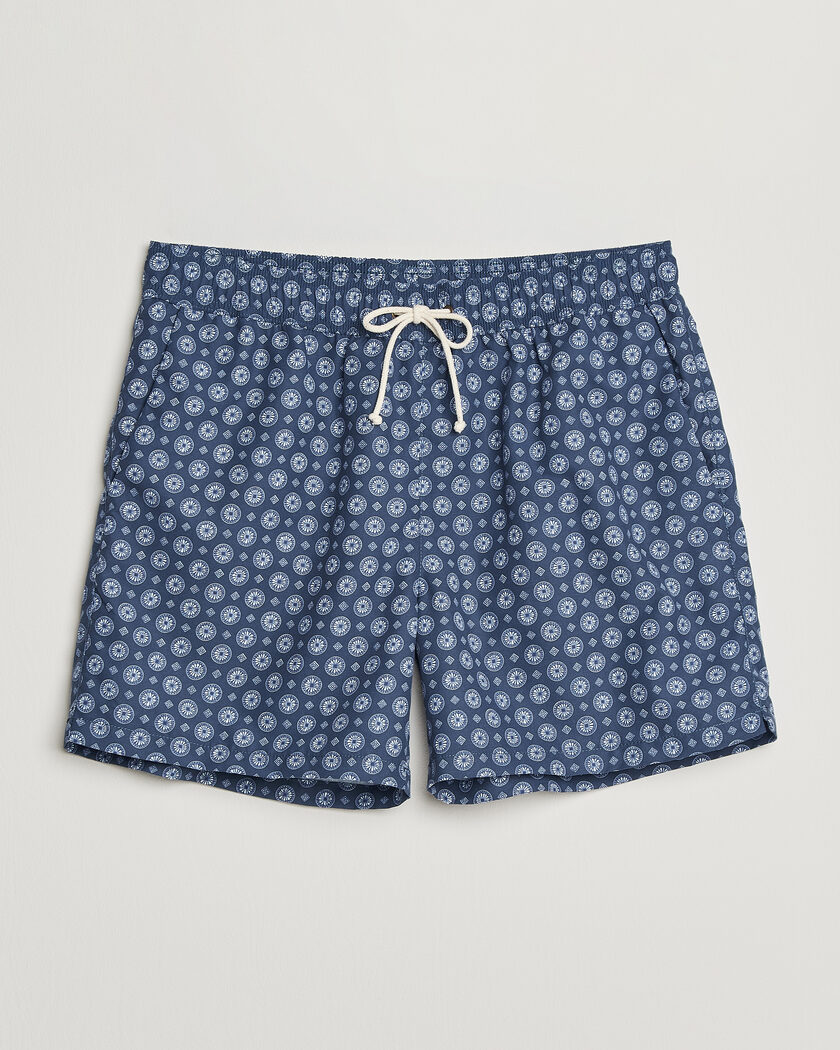 Ripa Ripa Printed Swimshorts Dark Blue – Blauw