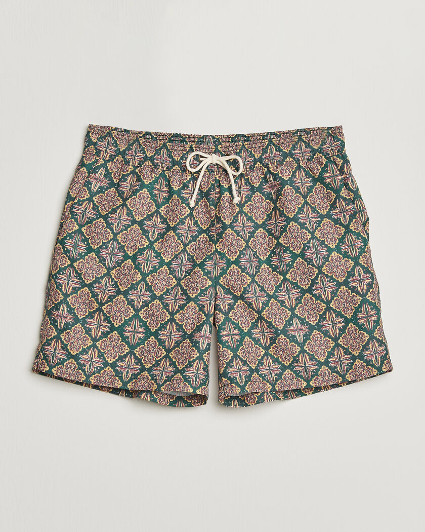 Ripa Ripa Printed Swimshorts Green/Red – Groen