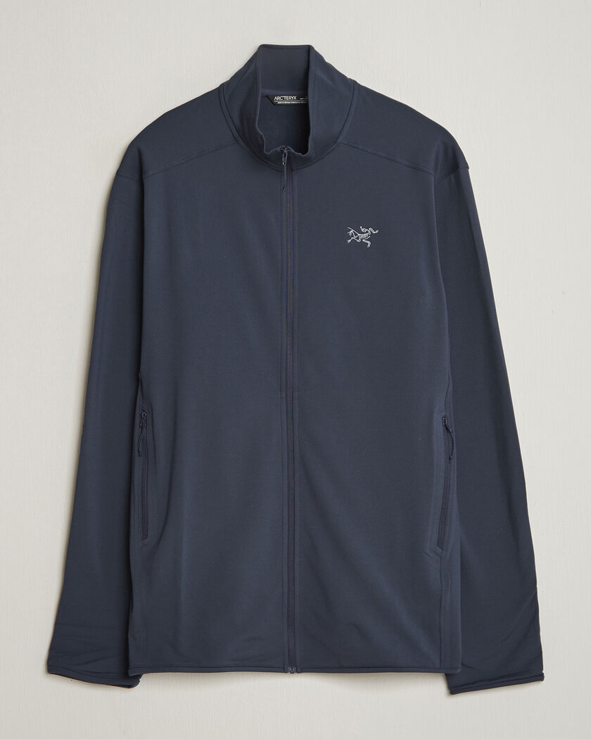 Fred Perry Taped Track Jacket Carbon blue | Man - CareOfCarl.nl