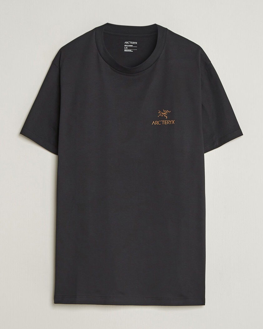 Arc'teryx Kragg Cotton Bird Word T-Shirt Black – Wit