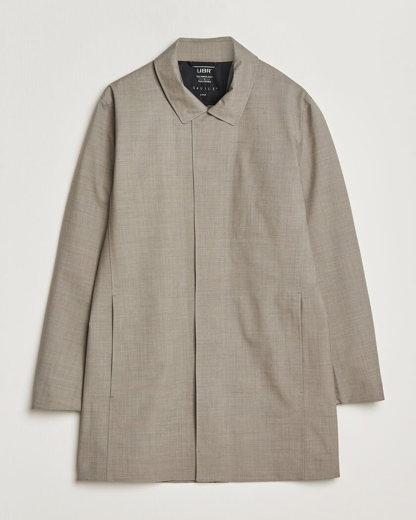 UBR Sky Fall Savile Wool Waterproof Coat Sand – Beige