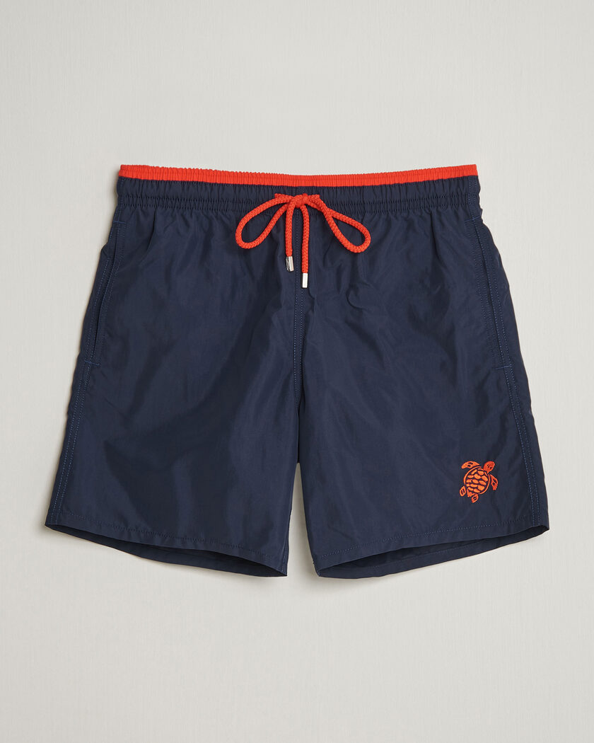 Vilebrequin Moka Swimshorts Marine/Rouge – Blauw