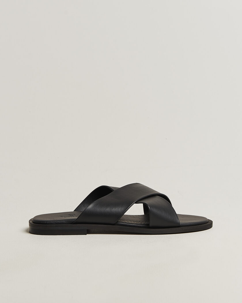 Thera's Classic Sandals Black Calf – Zwart