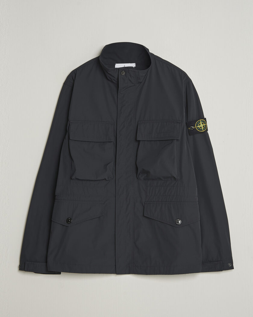 Stone Island Micro Twill Field Jacket Black – Zwart