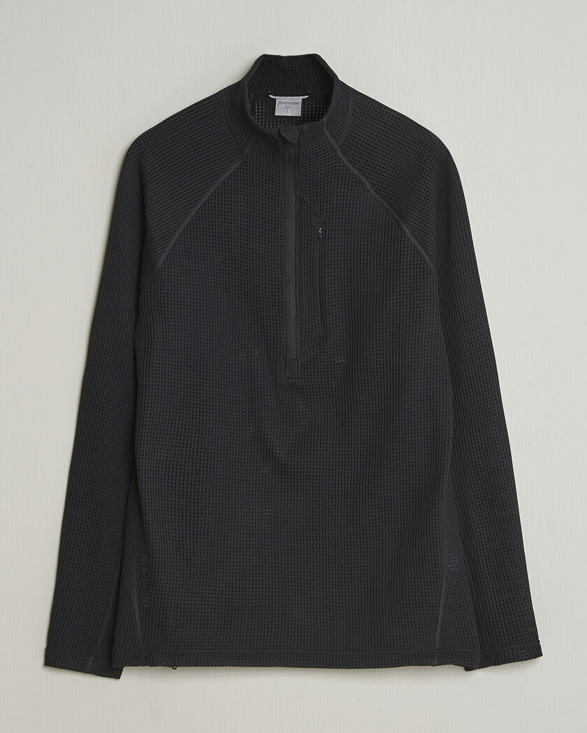 Houdini Pace Flow Half Zip True Black – Zwart