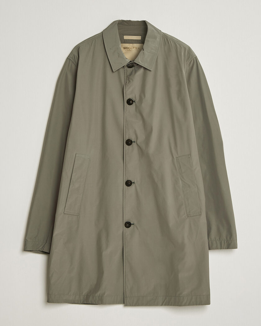 Woolrich Urban Nylon Water Repelent Carcoat Smokey Olive – Groen