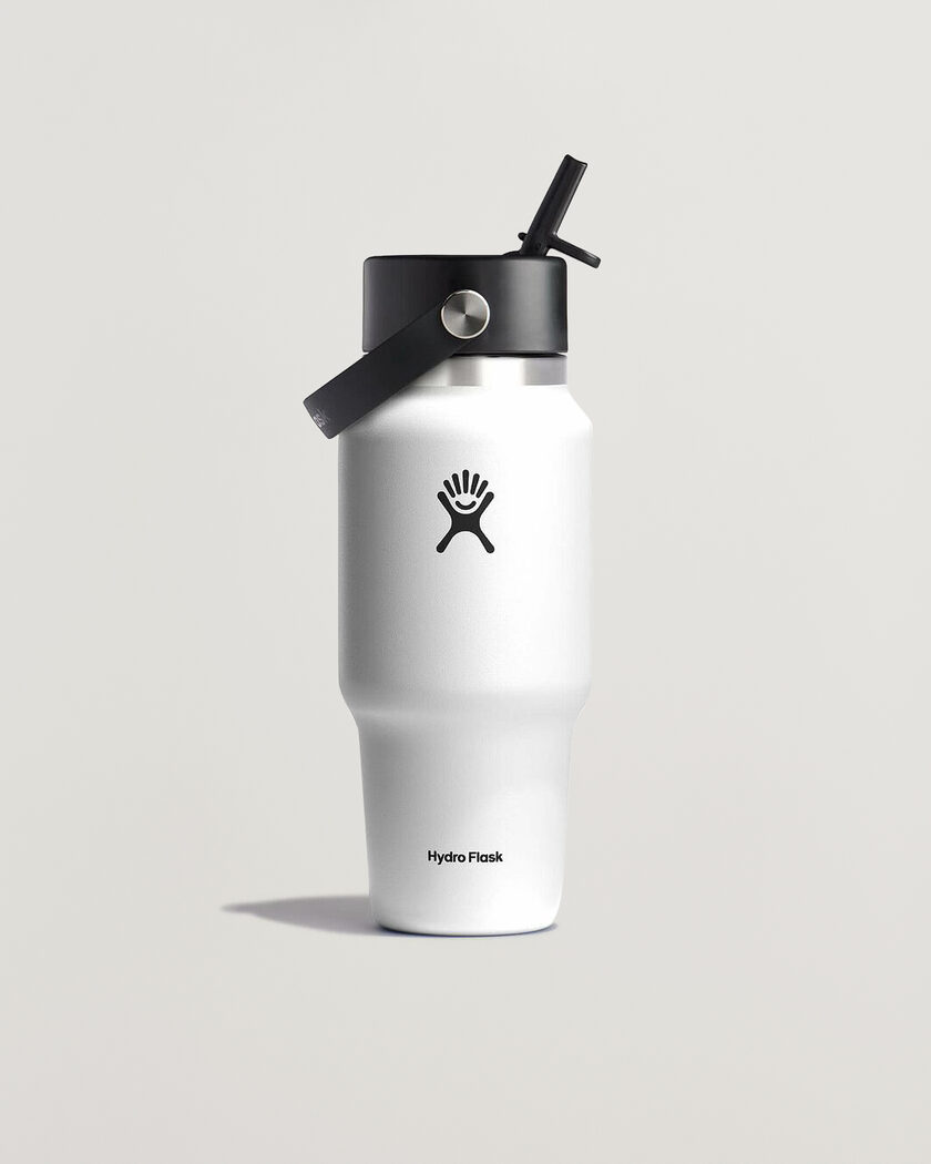 Hydro Flask Travel Bottle Flex Straw Cap 24oz White – Wit