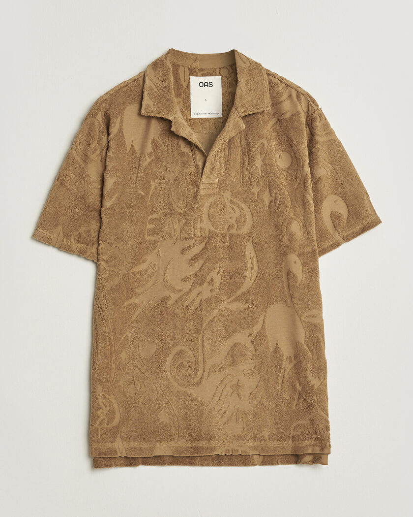 OAS Terry Polo Shirt Wendelo – Bruin