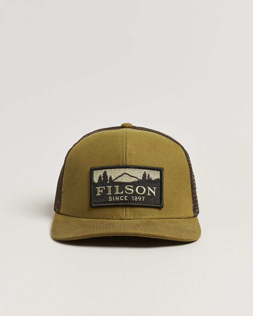 Filson Scenic Waxed Logger Mesh Cap Dark Tan – Bruin