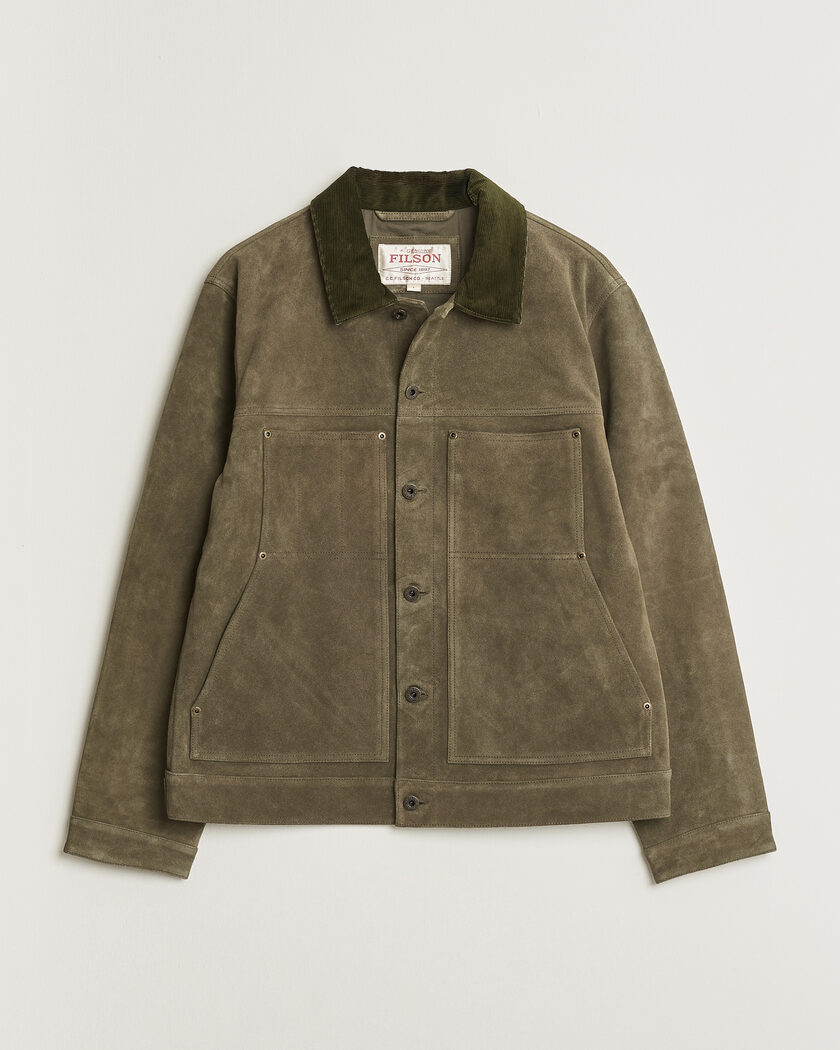 Filson Suede Short Cruiser Otter Green – Groen