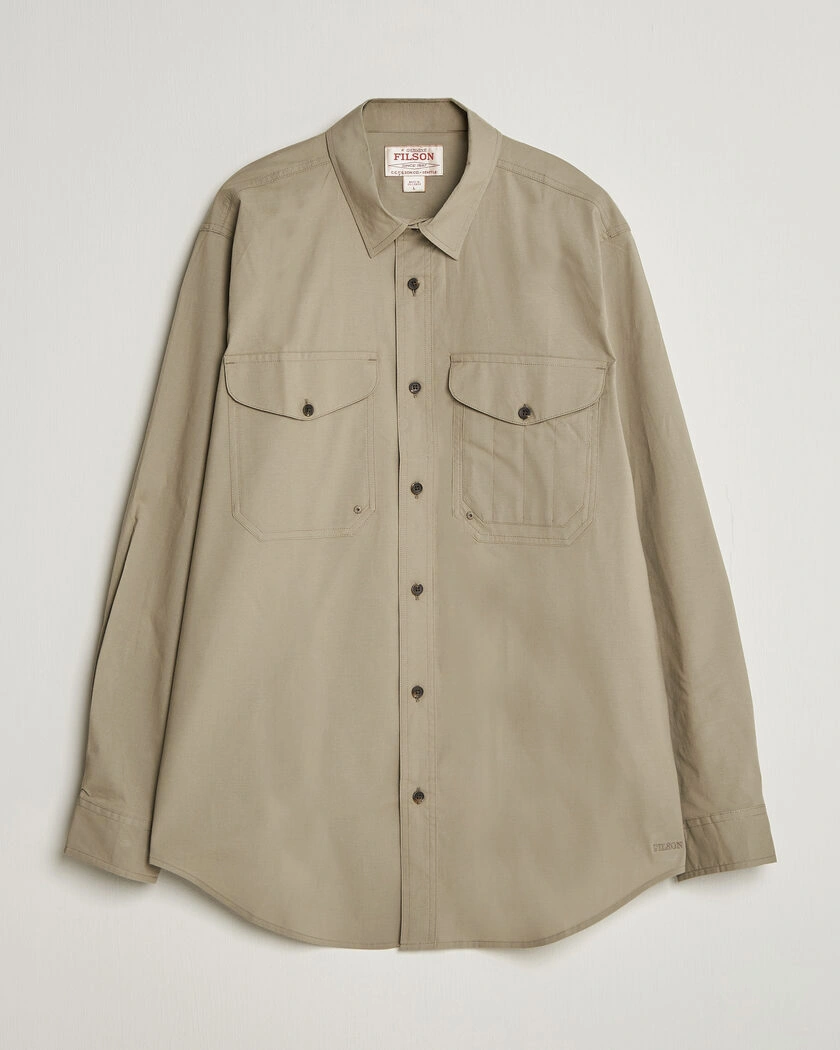 Filson Twin Lakes Sport Shirt Dark Clay – Groen