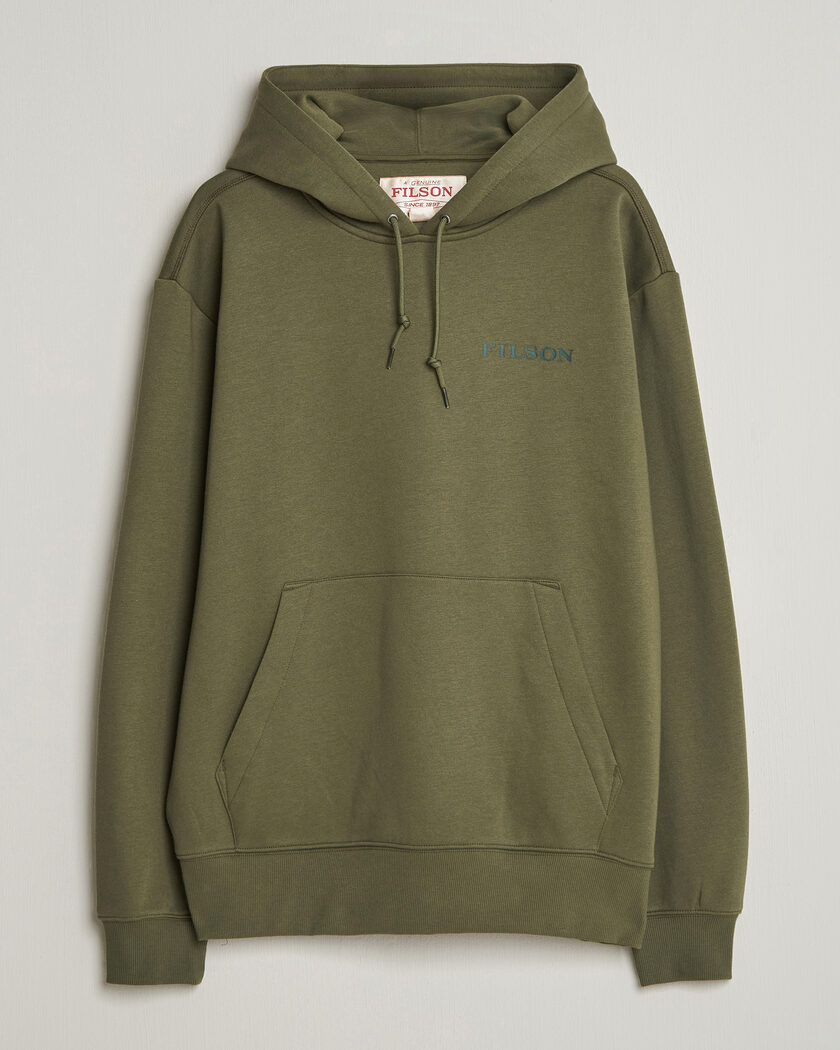 Filson Scenic Graphic Hoodie Surplus Green – Groen